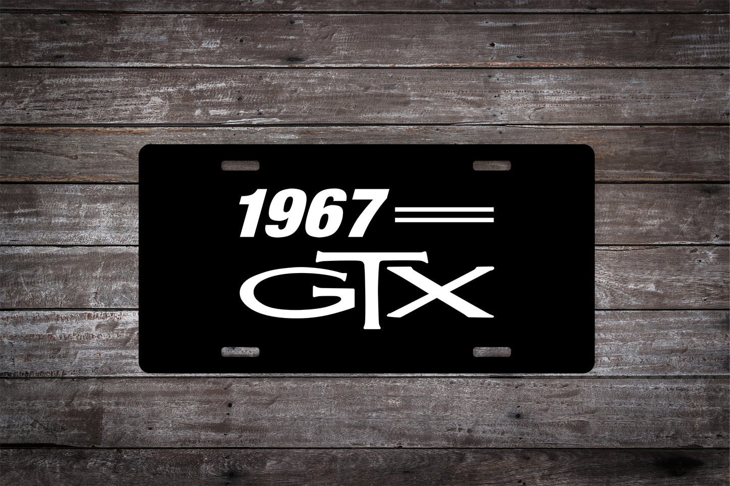 1967 Plymouth GTX Car License Plate