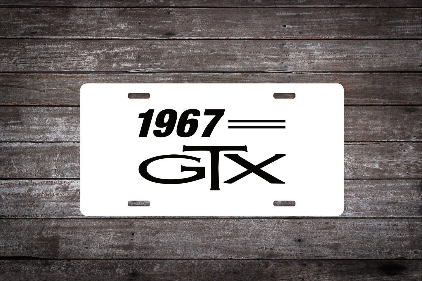 1967 Plymouth GTX Car License Plate
