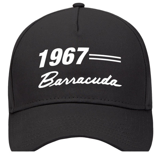1967 Plymouth Barracuda Car Hat Black Model