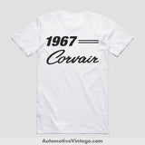 1967 Chevrolet Corvair Classic Car T-Shirt White / S Model T-Shirt