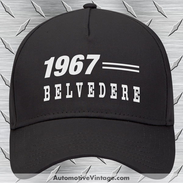 1967 Plymouth Belvedere Car Model Hat Black