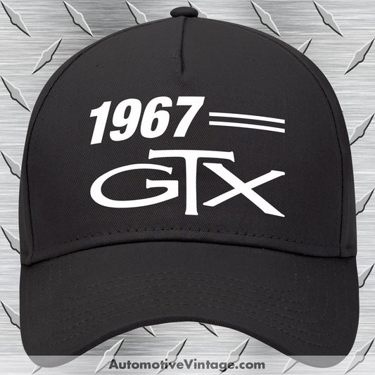 1967 Plymouth GTX Car Model Hat Black Car Model Hat