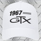 1967 Plymouth GTX Car Model Hat White Car Model Hat