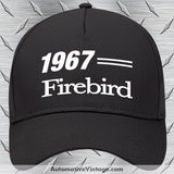 1967 Pontiac Firebird Car Model Hat Black