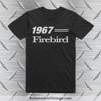 1967 Pontiac Firebird T-Shirt Black / S Car Model T-Shirt