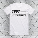 1967 Pontiac Firebird T-Shirt White / S Car Model T-Shirt