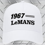 1967 Pontiac Lemans Car Model Hat White