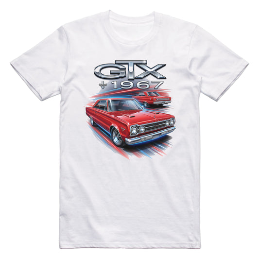 1967 67 Plymouth GTX Retro Muscle Car T-shirt
