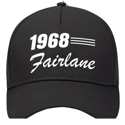 1968 Ford Fairlane Car Model Hat Black