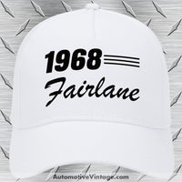 1968 Ford Fairlane Car Model Hat White