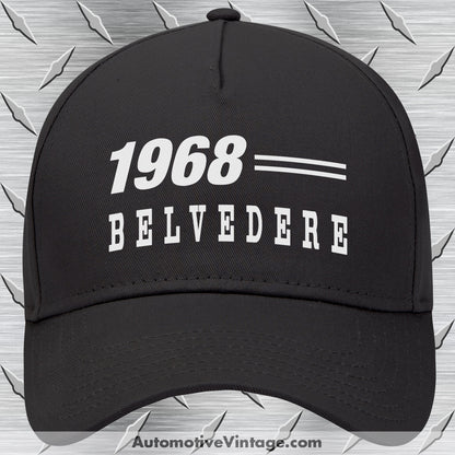 1968 Plymouth Belvedere Car Model Hat Black
