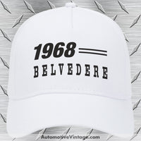 1968 Plymouth Belvedere Car Model Hat White