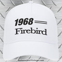 1968 Pontiac Firebird Car Model Hat White