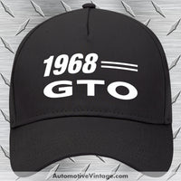 1968 Pontiac Gto Car Model Hat Black