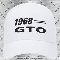 1968 Pontiac Gto Car Model Hat White