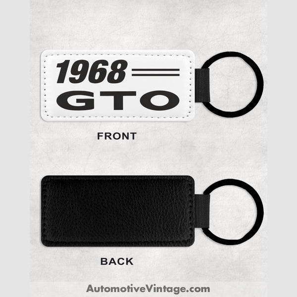 1968 Pontiac Gto Leather Car Keychain Model Keychains