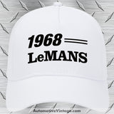 1968 Pontiac Lemans Car Model Hat White