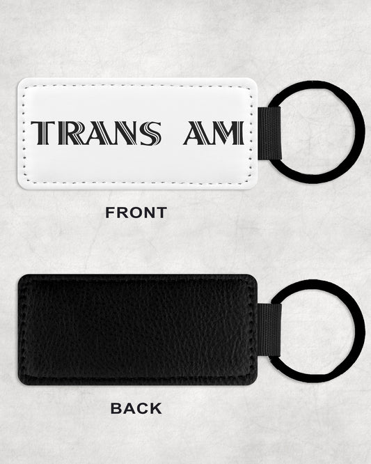 1969-1972 Pontiac Trans Am Emblem Leather Car Keychain