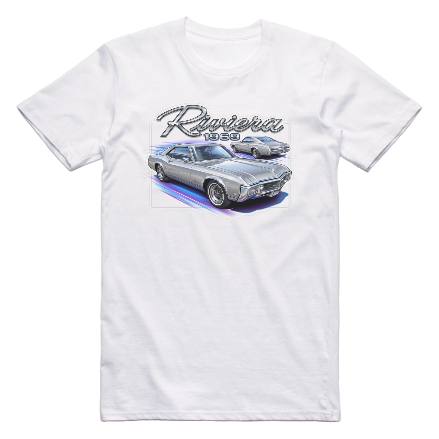1969 69 Buick Riviera Retro Classic Car T-shirt