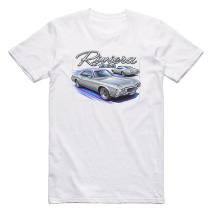 1969 69 Buick Riviera Retro Classic Car T-shirt