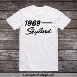 1969 Buick Skylark Classic Car T-Shirt White / S Model T-Shirt