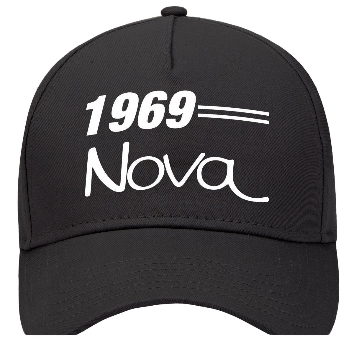 1969 Chevrolet Nova Car Hat Black Model