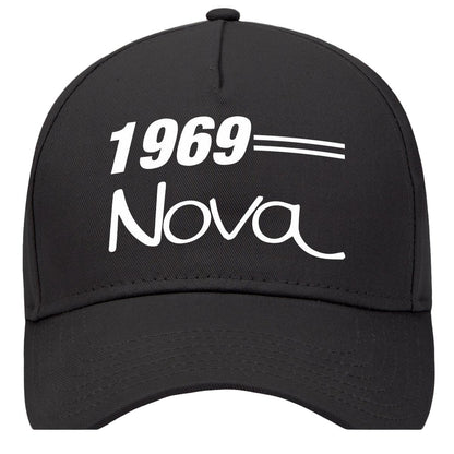 1969 Chevrolet Nova Car Hat Black Model