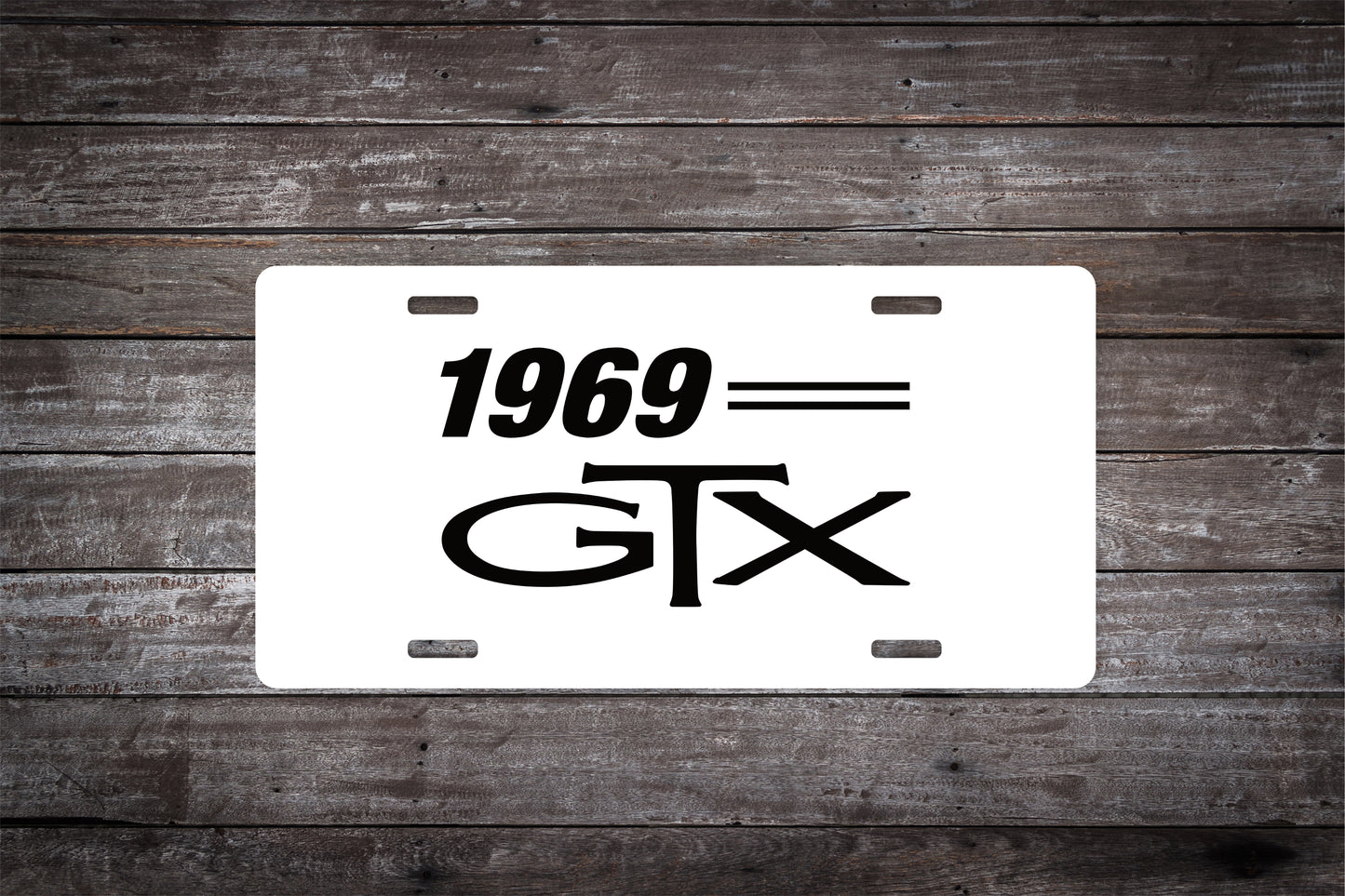 1969 Plymouth GTX Car License Plate