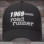 1969 Plymouth Road Runner Car Hat Black Model