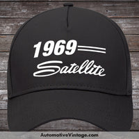 1969 Plymouth Satellite Car Hat Black Model