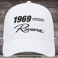 1969 Buick Riviera Classic Car Model Hat White