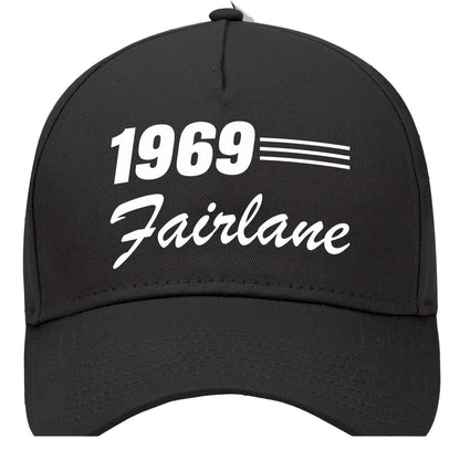 1969 Ford Fairlane Car Model Hat Black