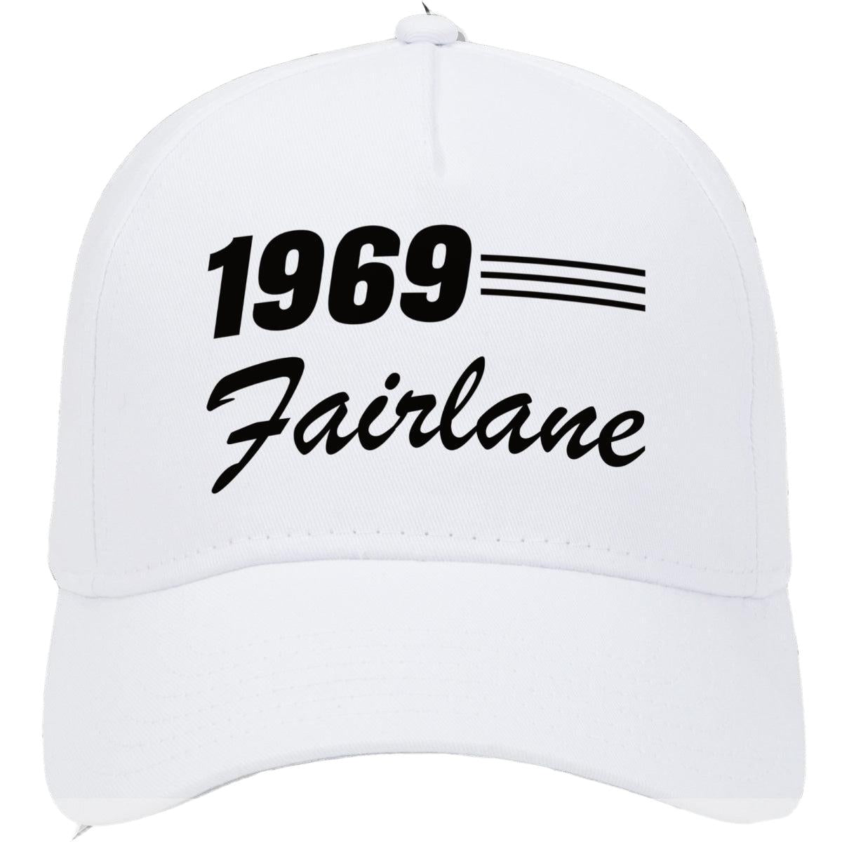 1969 Ford Fairlane Car Model Hat White