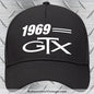1969 Plymouth GTX Car Model Hat Black Car Model Hat