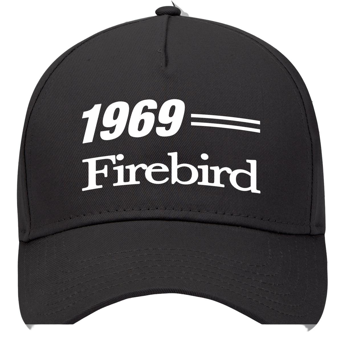 1969 Pontiac Firebird Car Model Hat Black