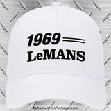 1969 Pontiac Lemans Car Model Hat White