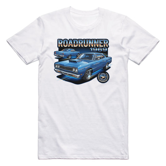 1969 Plymouth Roadrunner Retro Muscle Car T-shirt