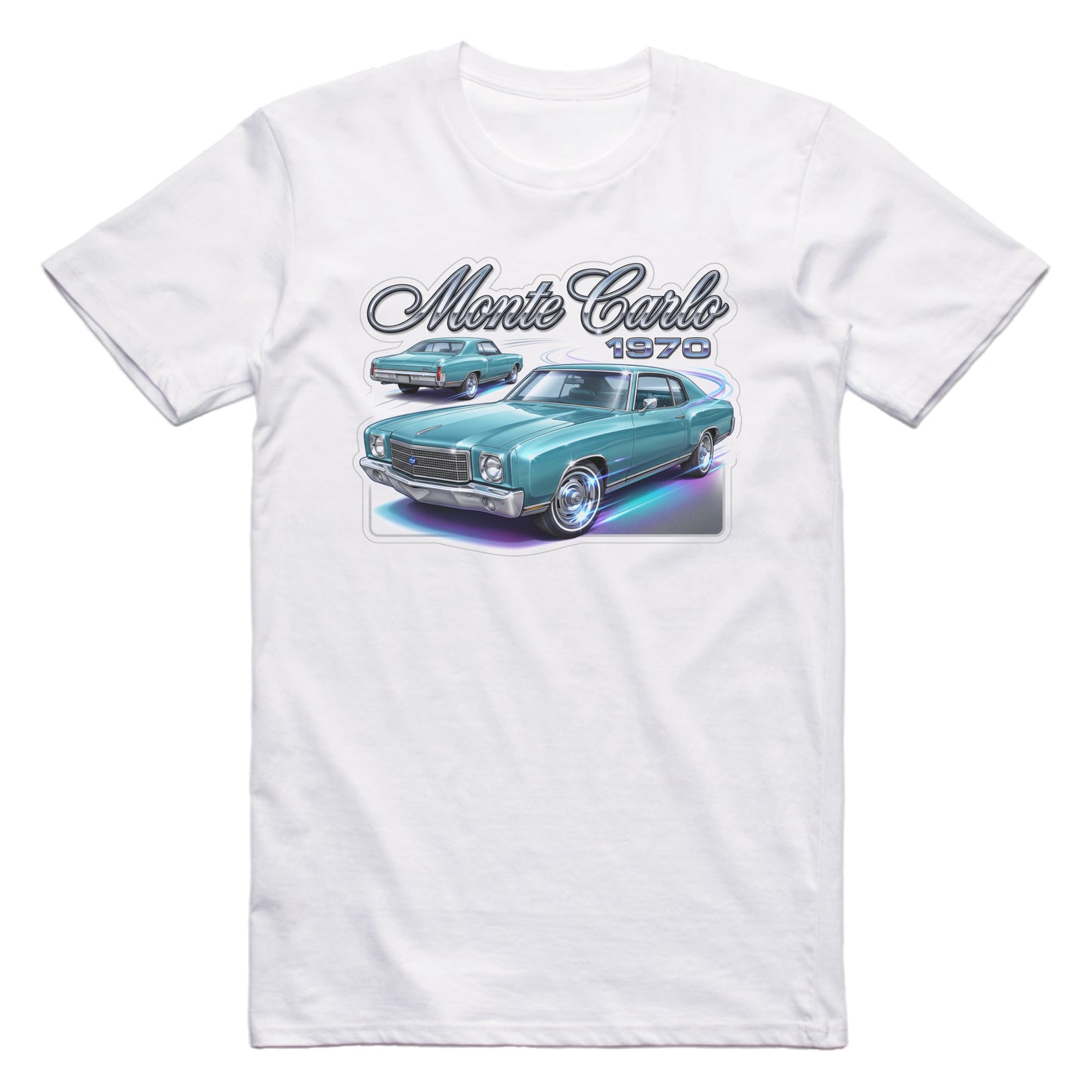 1970 70 Chevrolet Monte Carlo Retro Muscle Car T-shirt