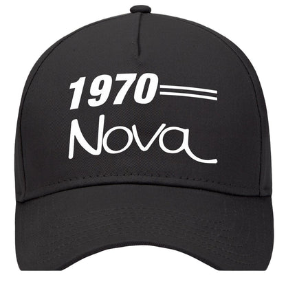 1970 Chevrolet Nova Car Hat Black Model