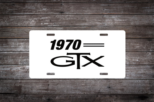 1970 Plymouth GTX Car License Plate