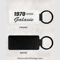 1970 Ford Galaxie Leather Car Key Chain Model Keychains
