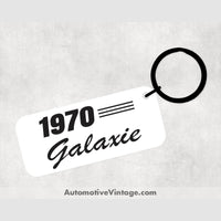 1970 Ford Galaxie Car Model Metal Keychain Keychains