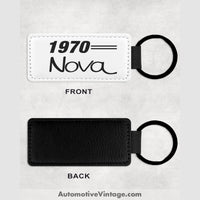 1970 Chevrolet Nova Leather Car Key Chain Model Keychains