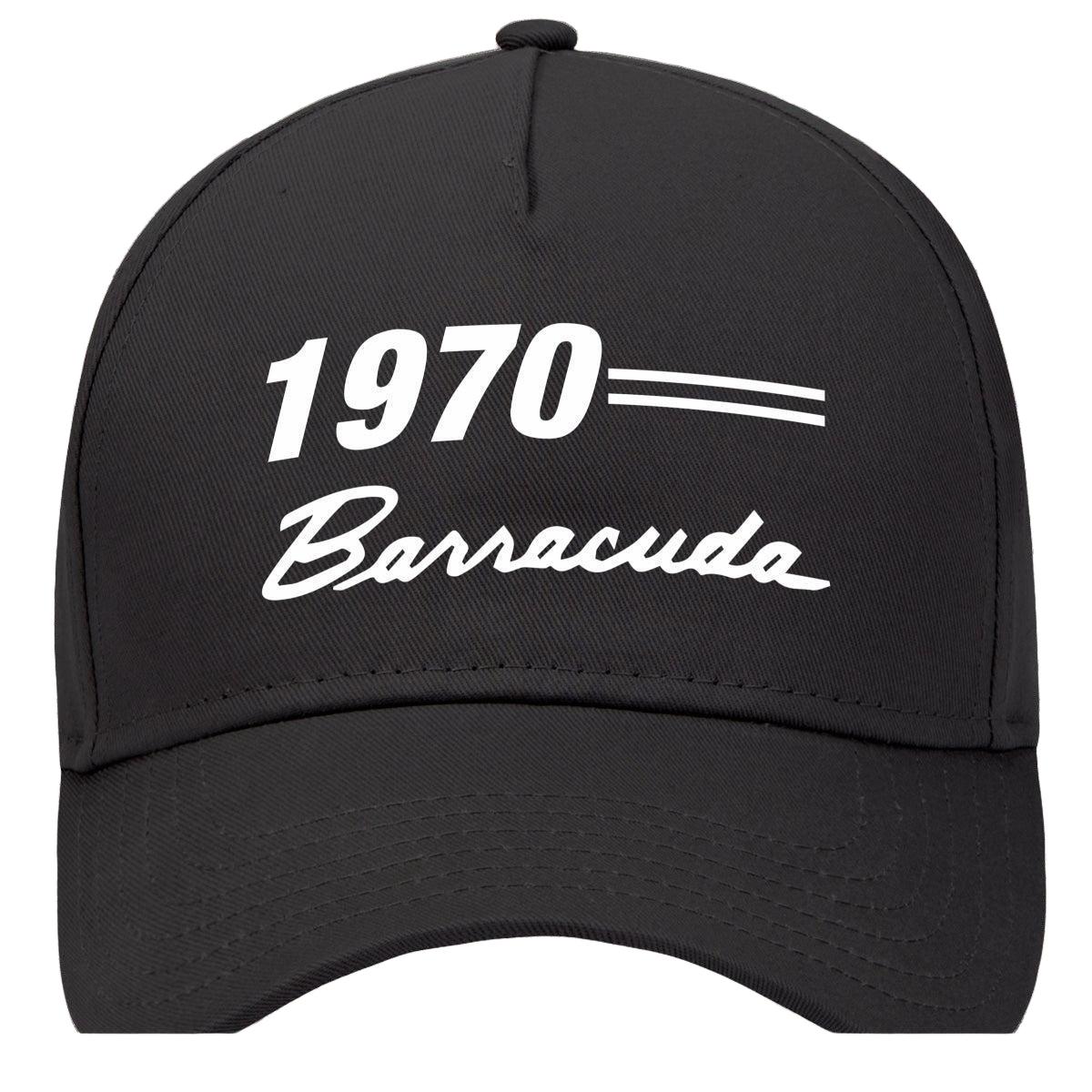 1970 Plymouth Barracuda Car Hat Black Model