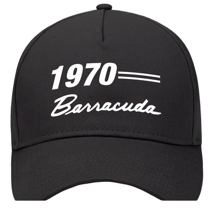 1970 Plymouth Barracuda Car Hat Black Model