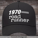 1970 Plymouth Road Runner Car Hat Black Model