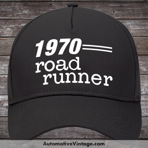 1970 Plymouth Road Runner Car Hat Black Model