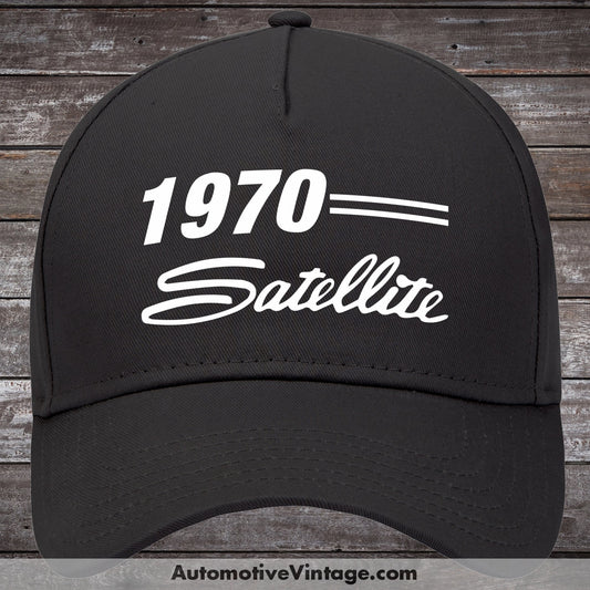 1970 Plymouth Satellite Car Hat Black Model