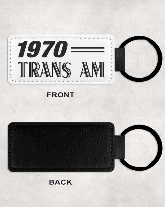 1970 70 Pontiac Trans Am Leather Car Keychain