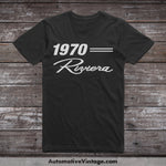 1970 Buick Riviera Classic Car T-Shirt Black / S Model T-Shirt